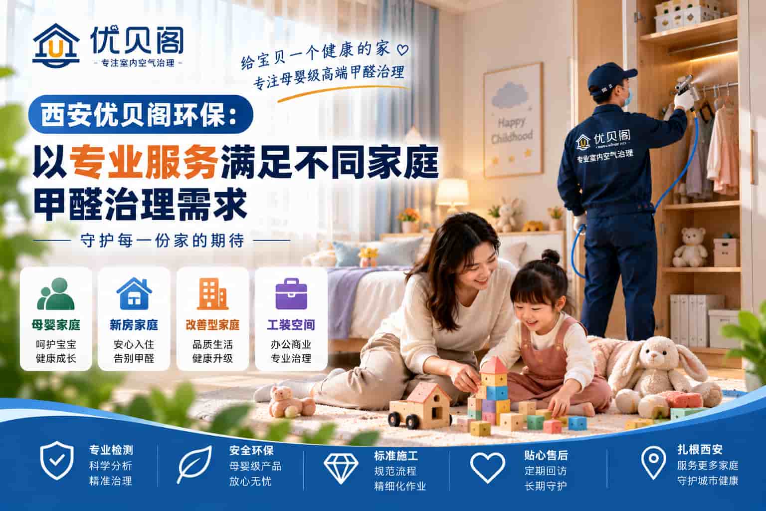 西安优贝阁环保主要提供哪些室内空气治理服务